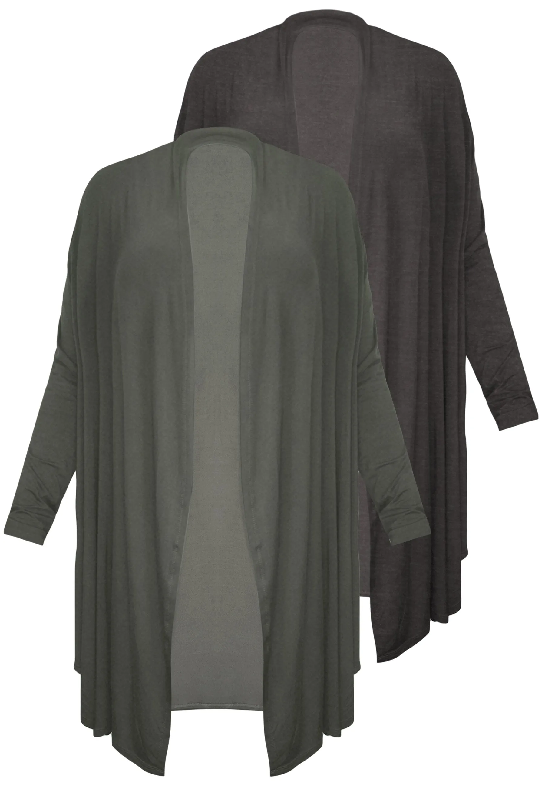Maternity Bamboo Waterfall Cardigan - 2 Pack