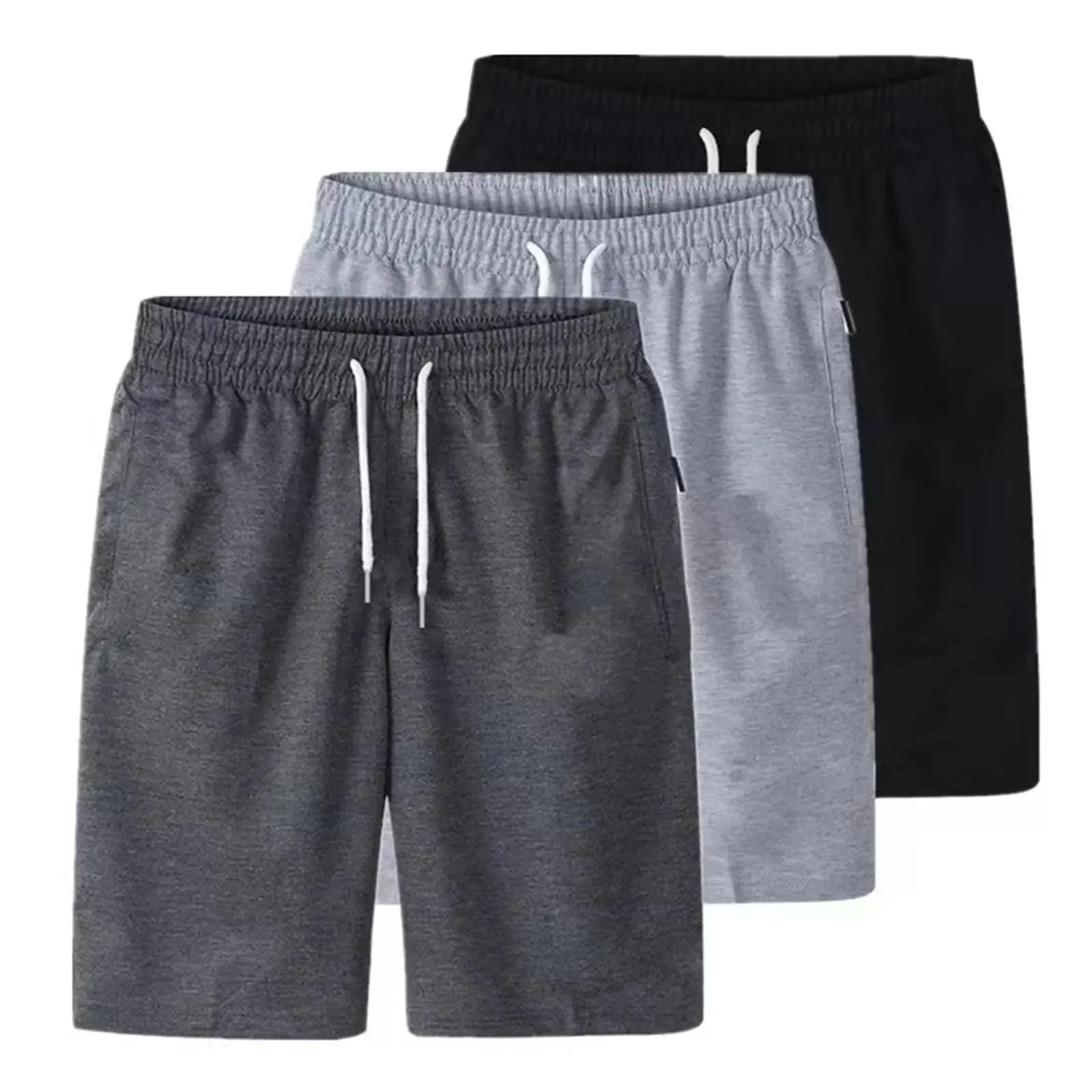 Men's Drawstring Beach Shorts Summer Thin Trousers