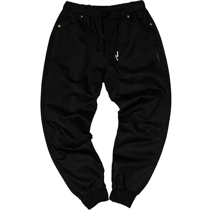Men's sports and leisure simple restraint pants