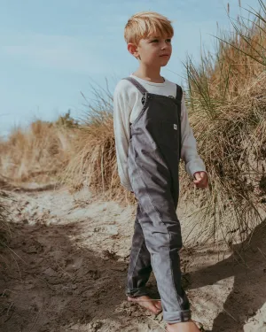 Midnight Grey Dungarees