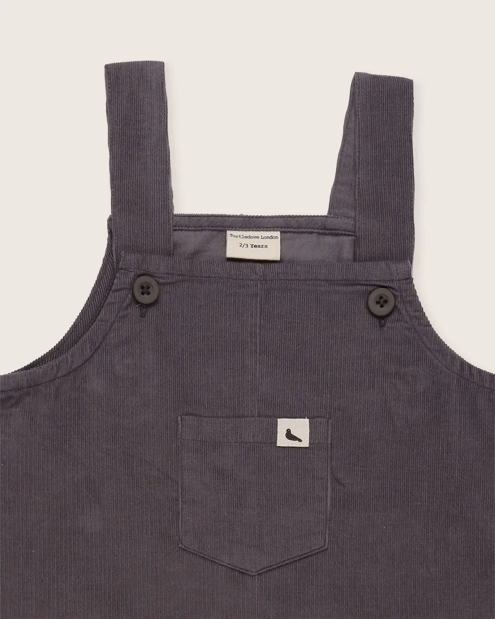 Midnight Grey Dungarees