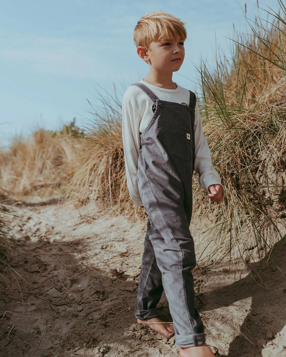 Midnight Grey Dungarees