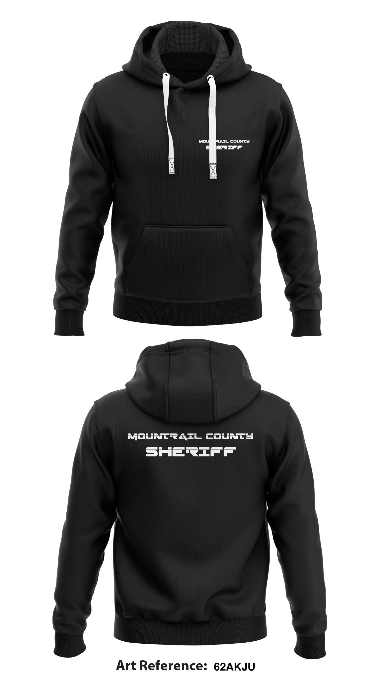 Mountrail County Sheriff Store 1  Core Men's Hooded Performance Sweatshirt - 62akJU