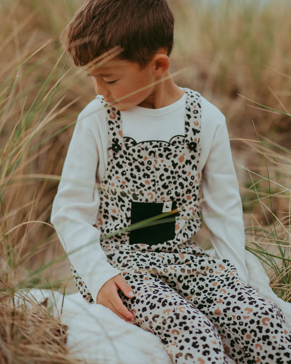 Multicolour Leopard Animal Print Dungarees