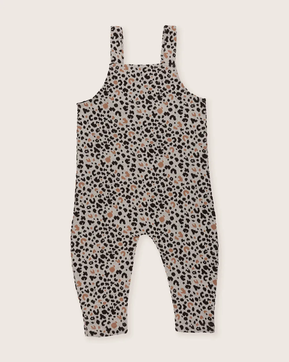 Multicolour Leopard Animal Print Dungarees