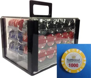 National Poker Series 600pce Casino Carrier set (Premium Clay)