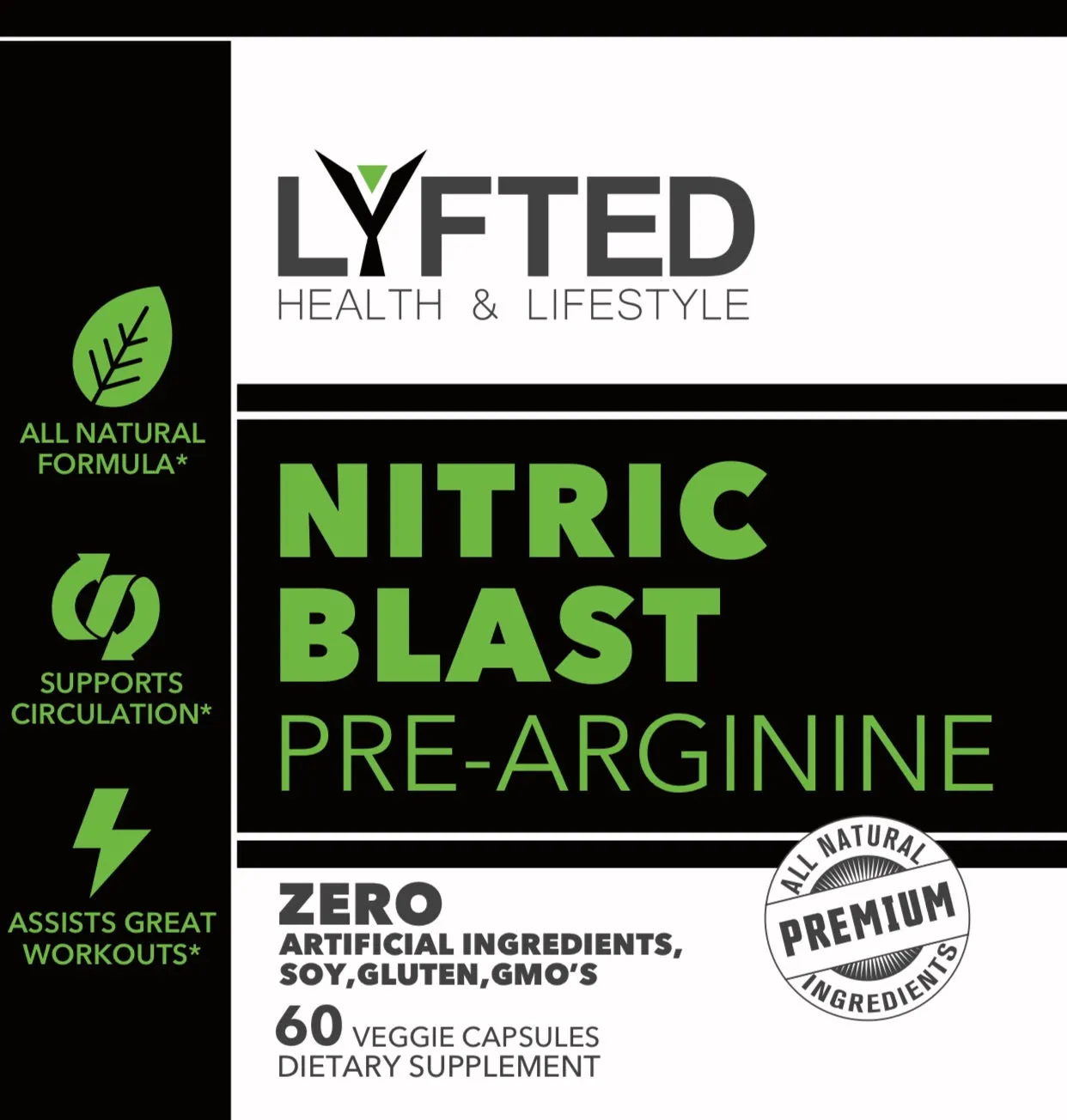 NITRIC BLAST Pre-Workout Capsules
