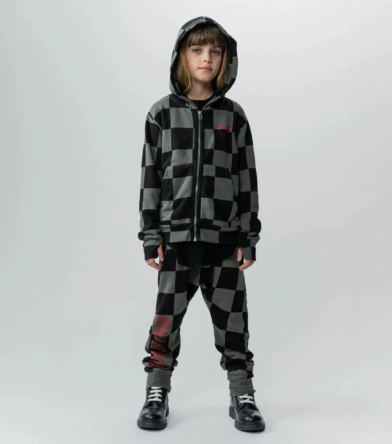 Nununu Checkmate Zip Hoodie