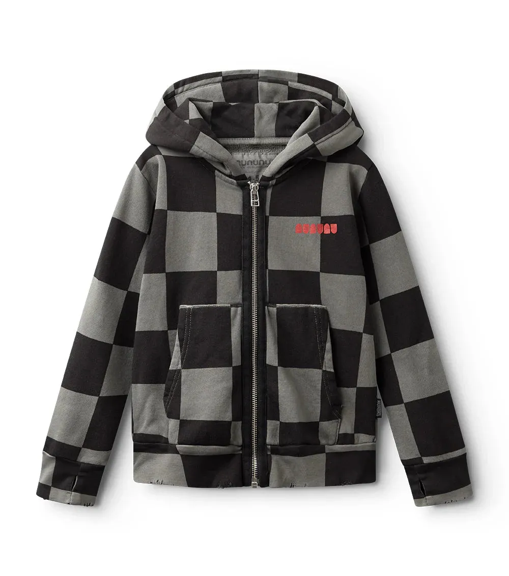Nununu Checkmate Zip Hoodie