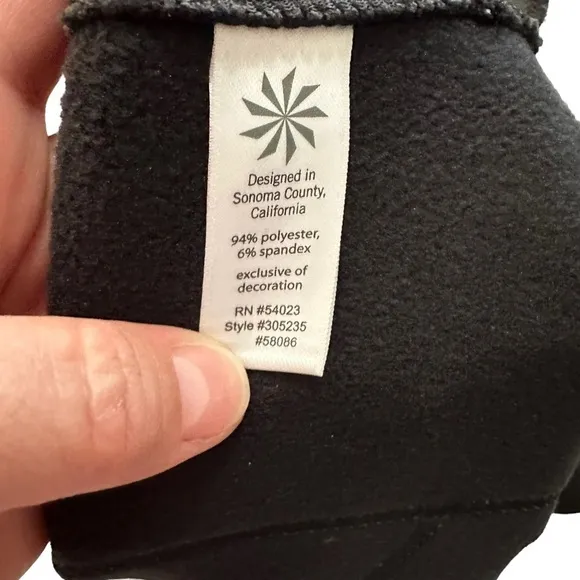 NWT Athleta Black Snow Slide Skirt Pull-on