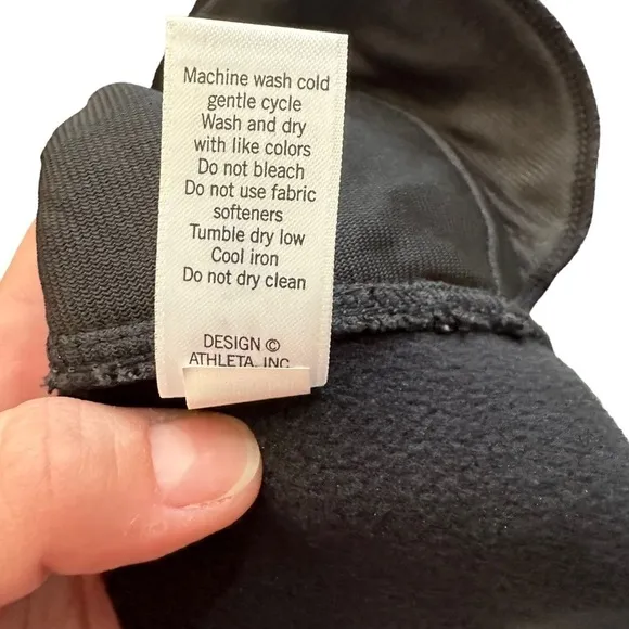 NWT Athleta Black Snow Slide Skirt Pull-on