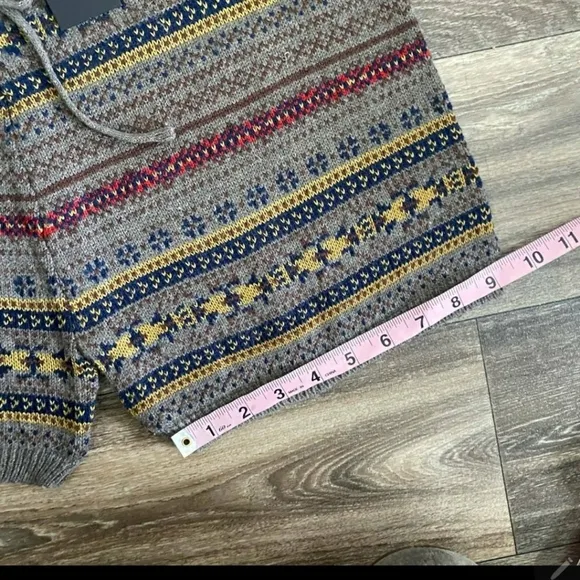 NWT Line &amp; Dot Fair Isle Cashmere Blend Knit Shorts Size L