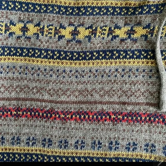 NWT Line &amp; Dot Fair Isle Cashmere Blend Knit Shorts Size L