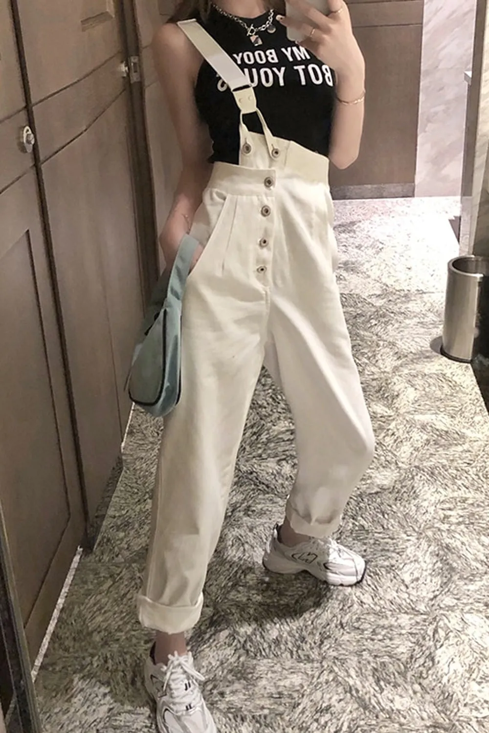 One Shoulder Irregular Style Jumpsuits