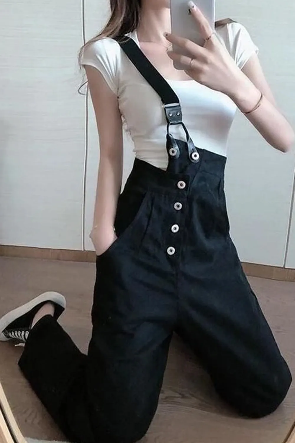 One Shoulder Irregular Style Jumpsuits