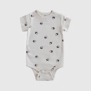 Organic Cotton Acorn S/Slv Bodysuit