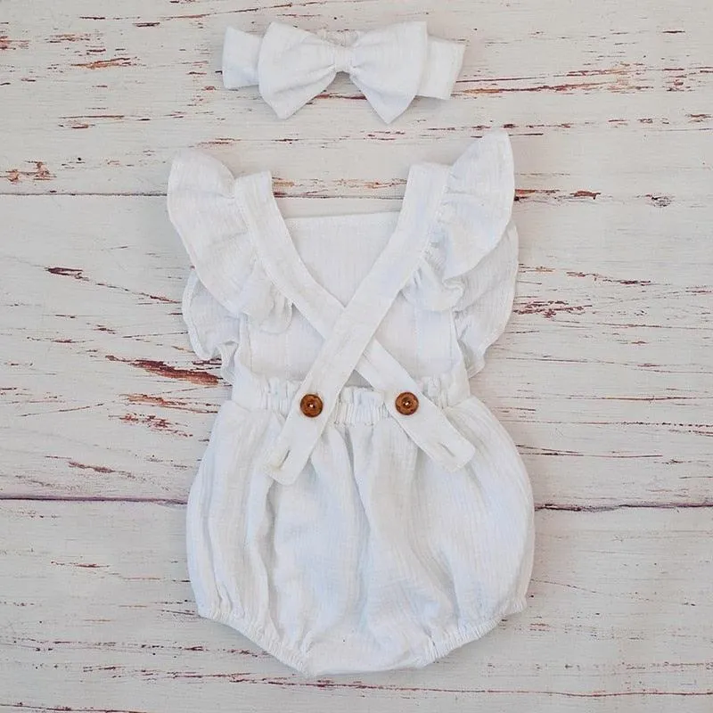 Organic Cotton Summer Baby Girl Clothes