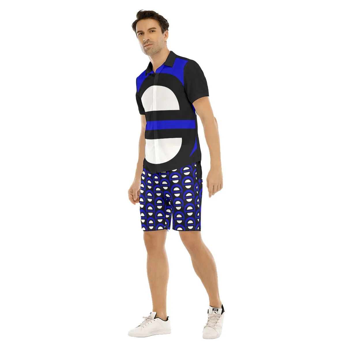 Origen Destination |On-Arrival Point of Origen Blu-Light Men's Short Sleeve Shirt Sets