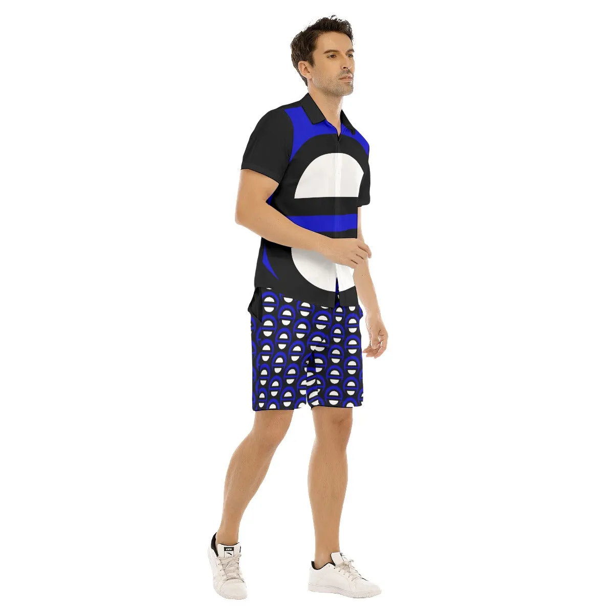 Origen Destination |On-Arrival Point of Origen Blu-Light Men's Short Sleeve Shirt Sets
