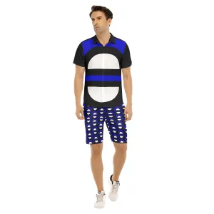 Origen Destination |On-Arrival Point of Origen Blu-Light Men's Short Sleeve Shirt Sets