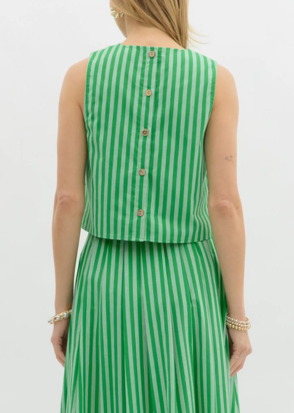 Palm Beach Top & Skirt Set