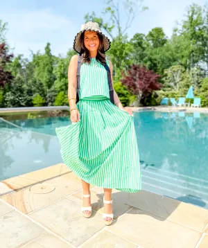 Palm Beach Top & Skirt Set