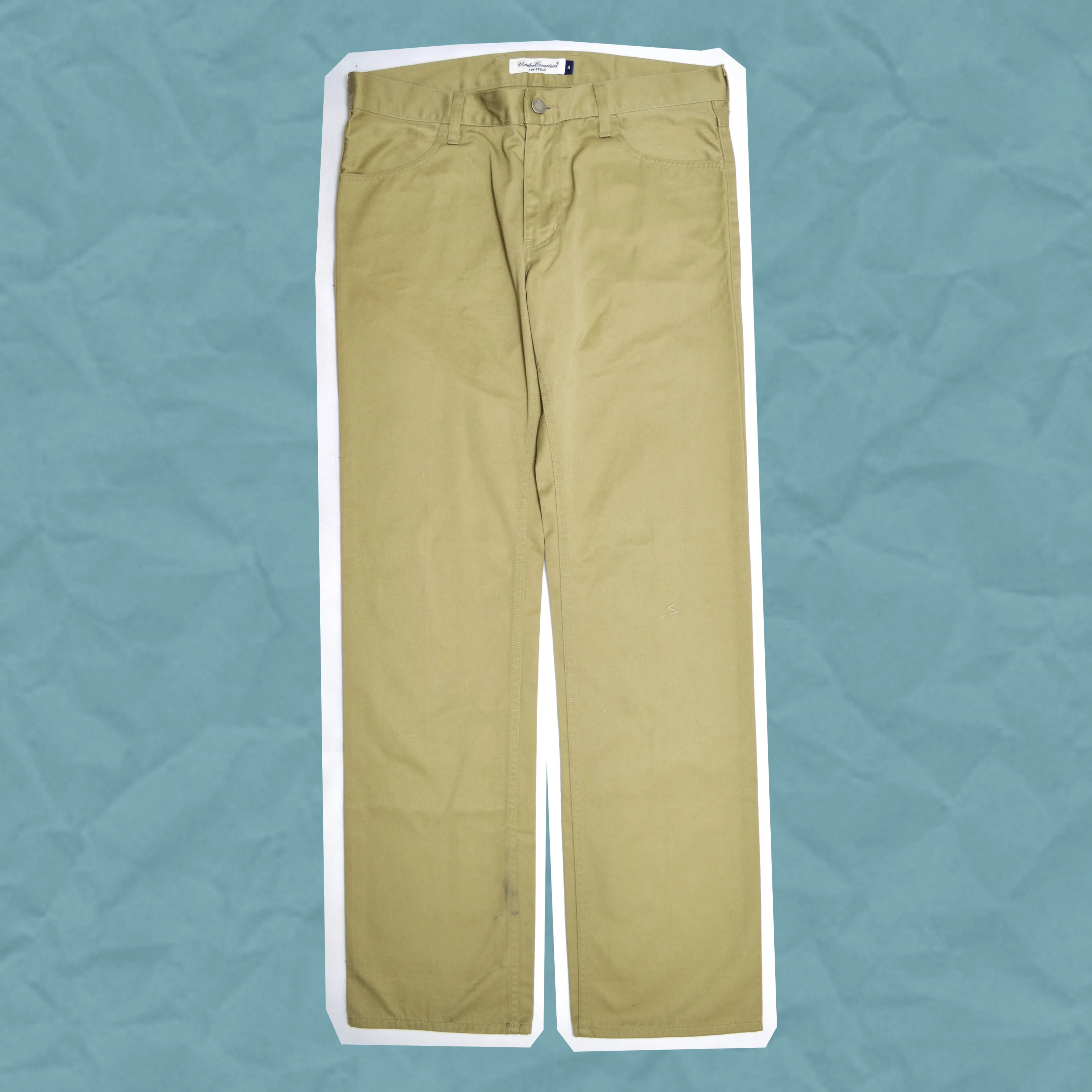 Patti Smith Lightning Bolt Beige Pants (~32~)