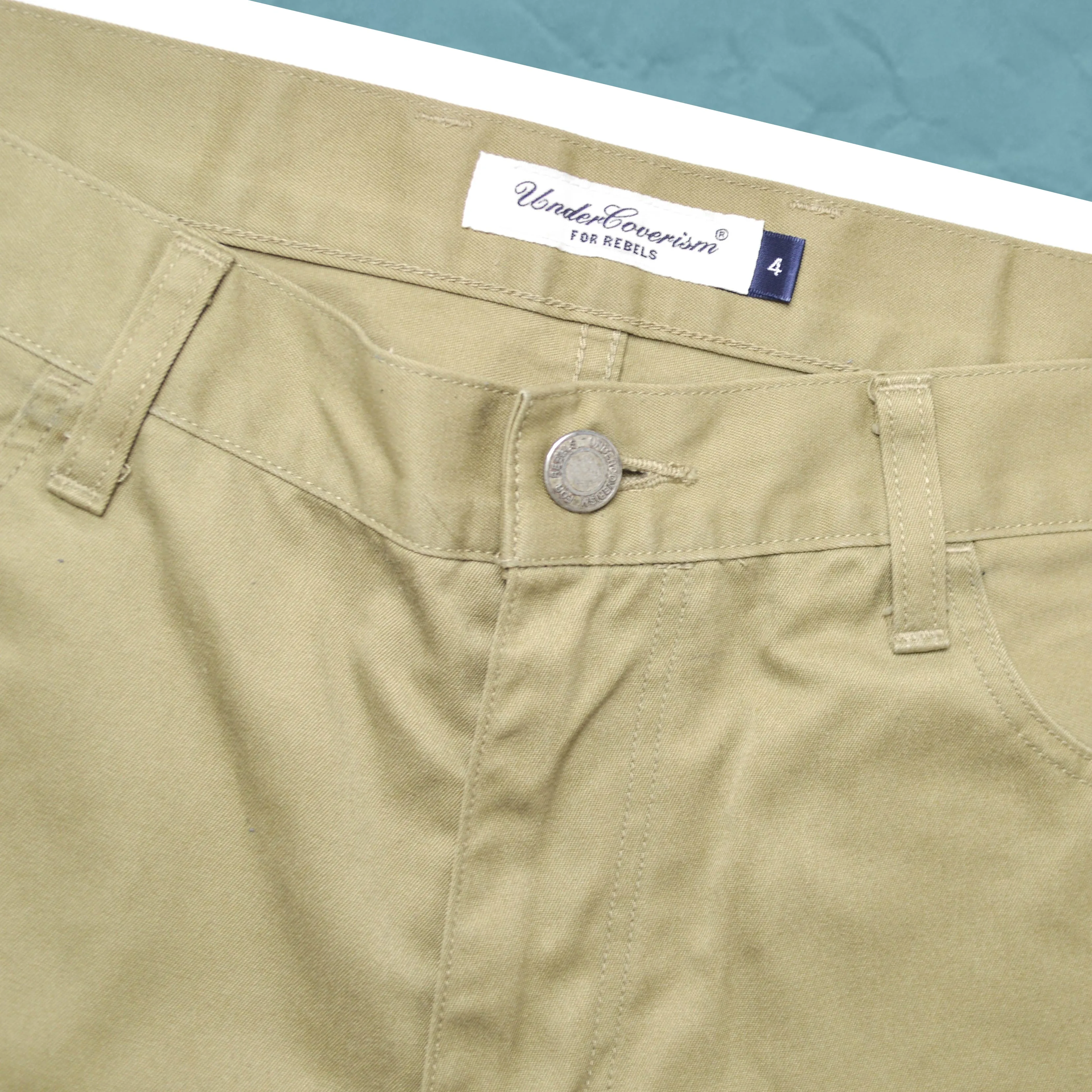 Patti Smith Lightning Bolt Beige Pants (~32~)