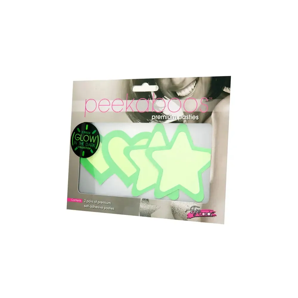Peekaboo Pasties Glow in the Dark