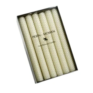 Perin-Mowen Honeycomb Beeswax Dinner Candles