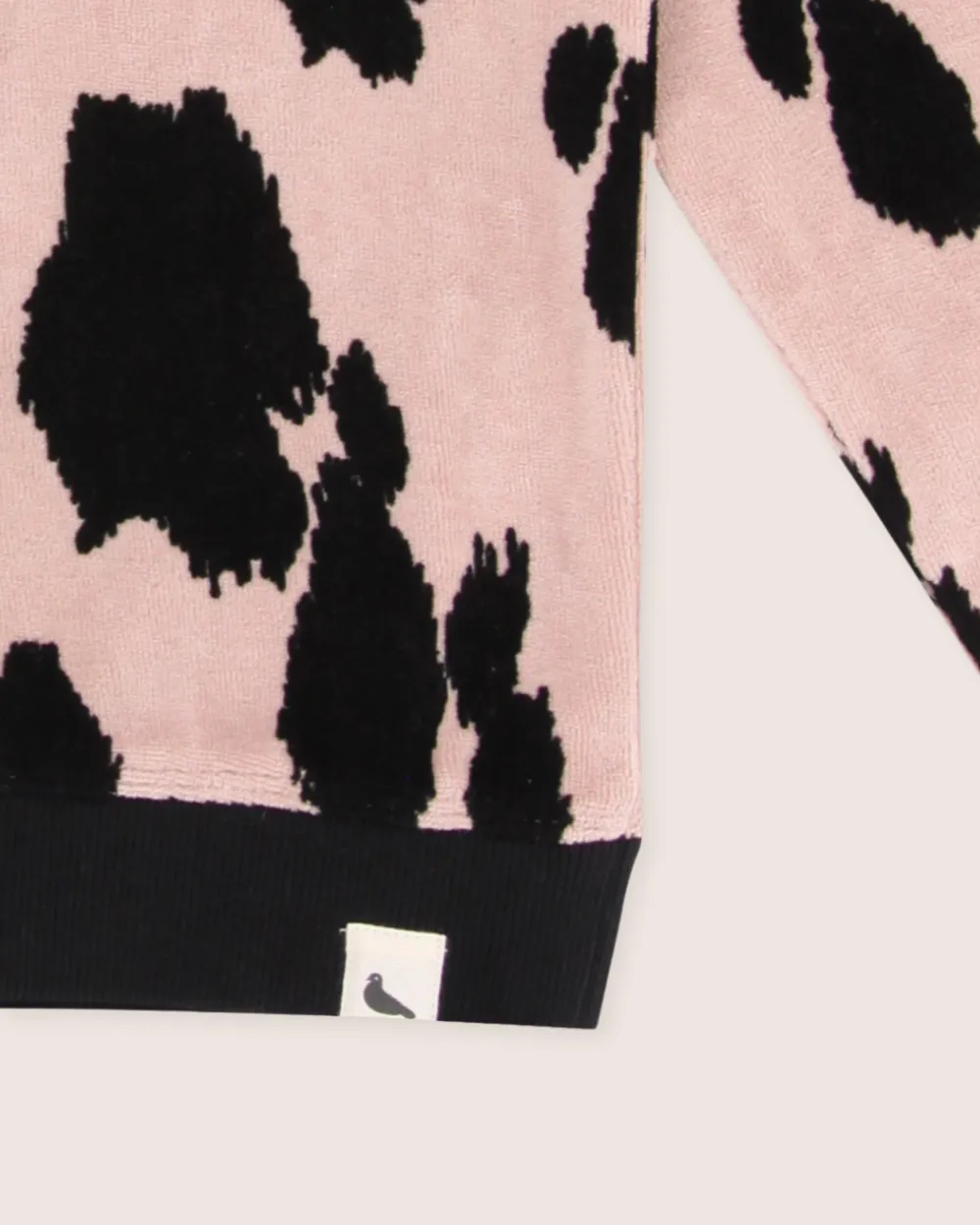 Pink Pony Print Velour Sweatshirt