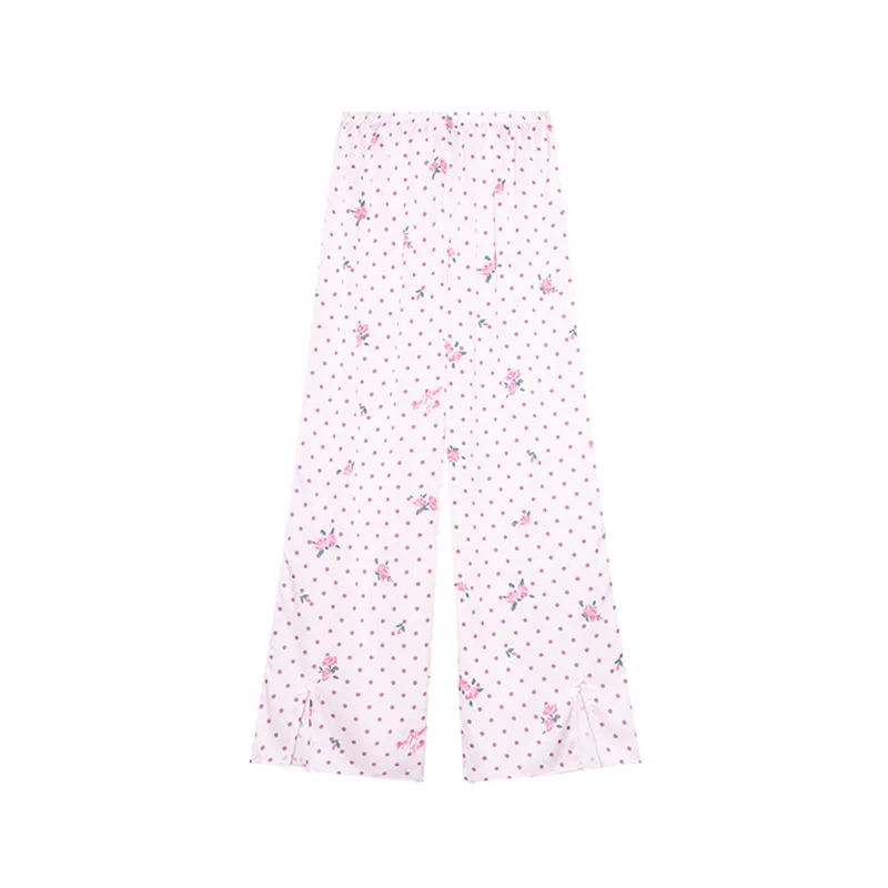Pink Ribbons & Roses Pajama Ensemble