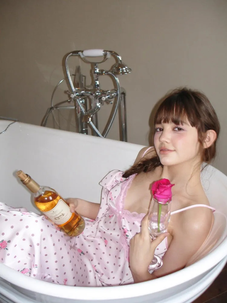 Pink Ribbons & Roses Pajama Ensemble