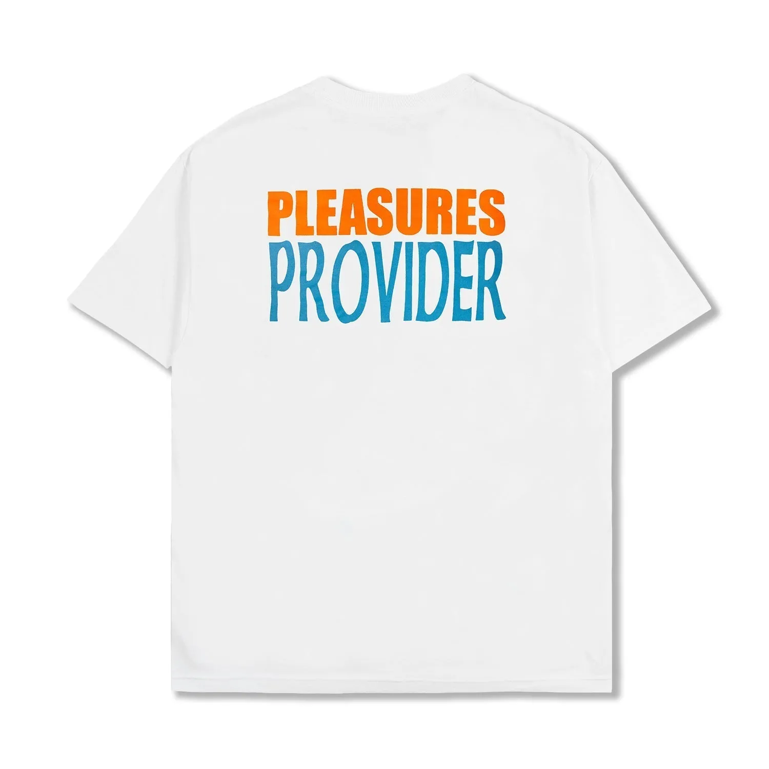 Pleasures Men Nerd Provider T-Shirt Tees White