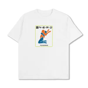 Pleasures Men Nerd Provider T-Shirt Tees White