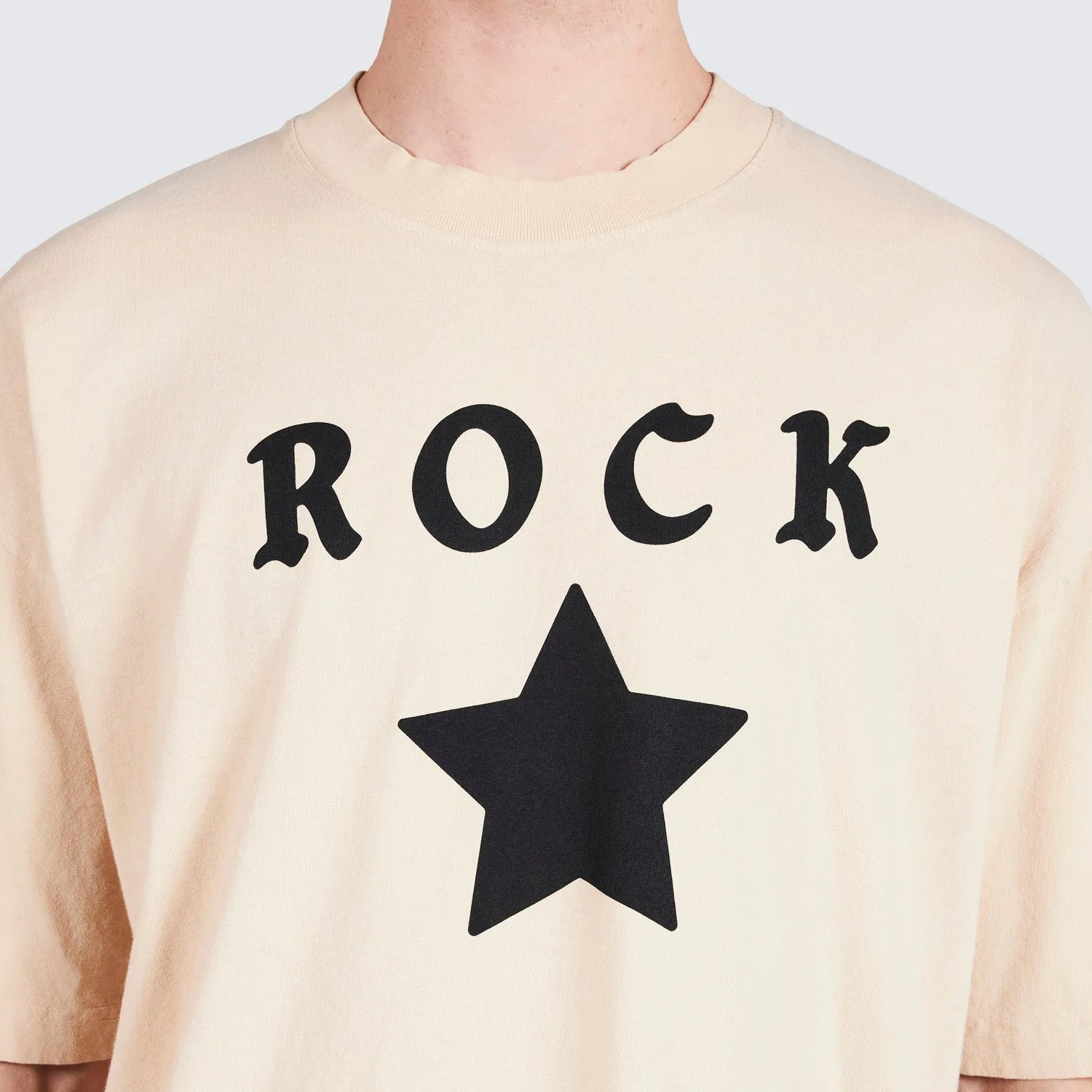 Pleasures Men Nerd Rockstar T-Shirt Tees Tan