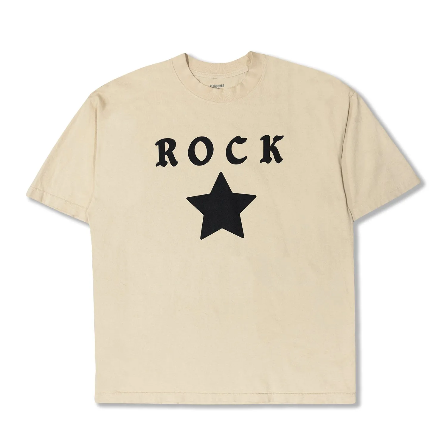 Pleasures Men Nerd Rockstar T-Shirt Tees Tan