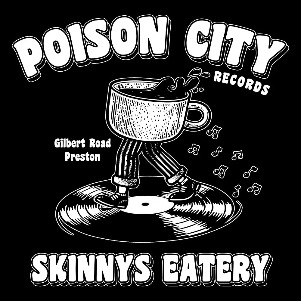 POISON CITY x SKINNYS EATERY T-Shirt
