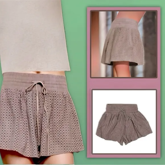 POL Laser Cut Shorts