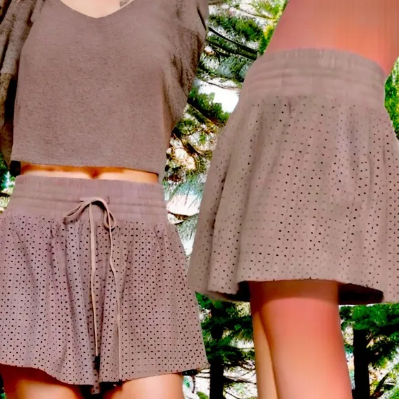 POL Laser Cut Shorts