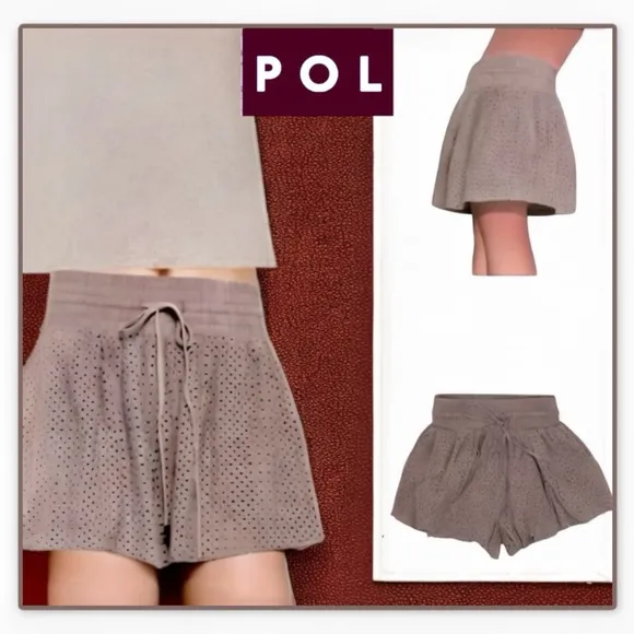 POL Laser Cut Shorts