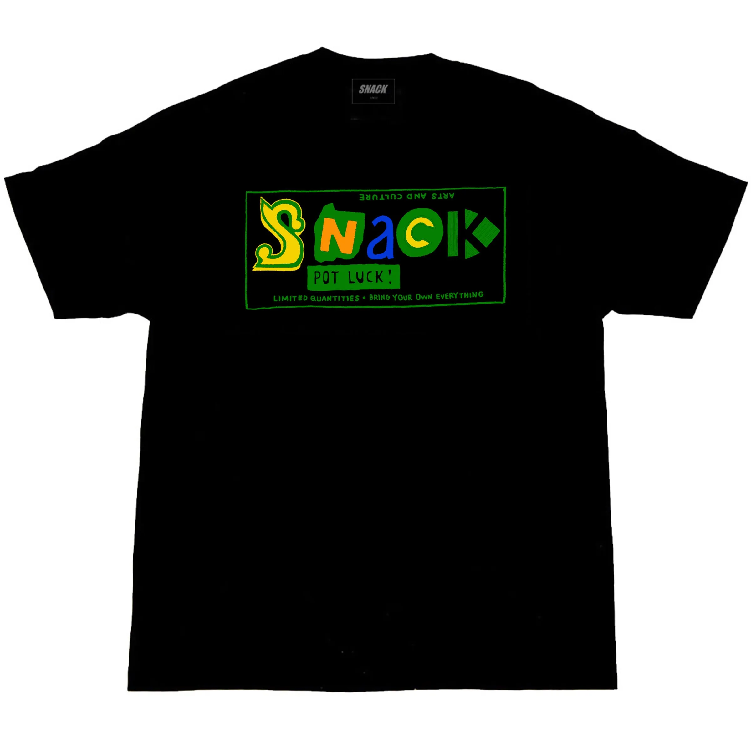 POT LUCK TEE - BLACK