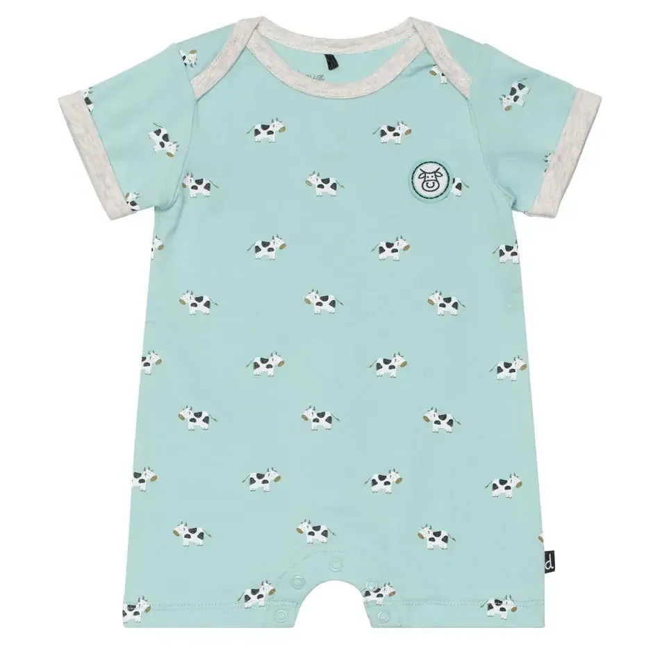 Printed Romper Cow