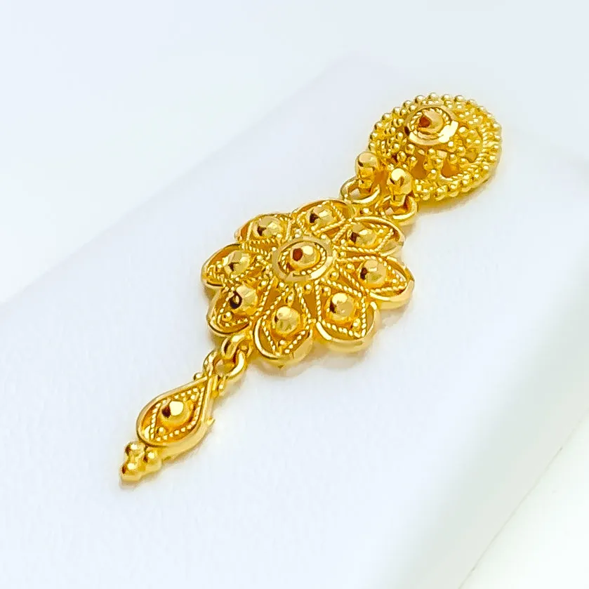 Radiant Graceful 22k Gold Necklace Set