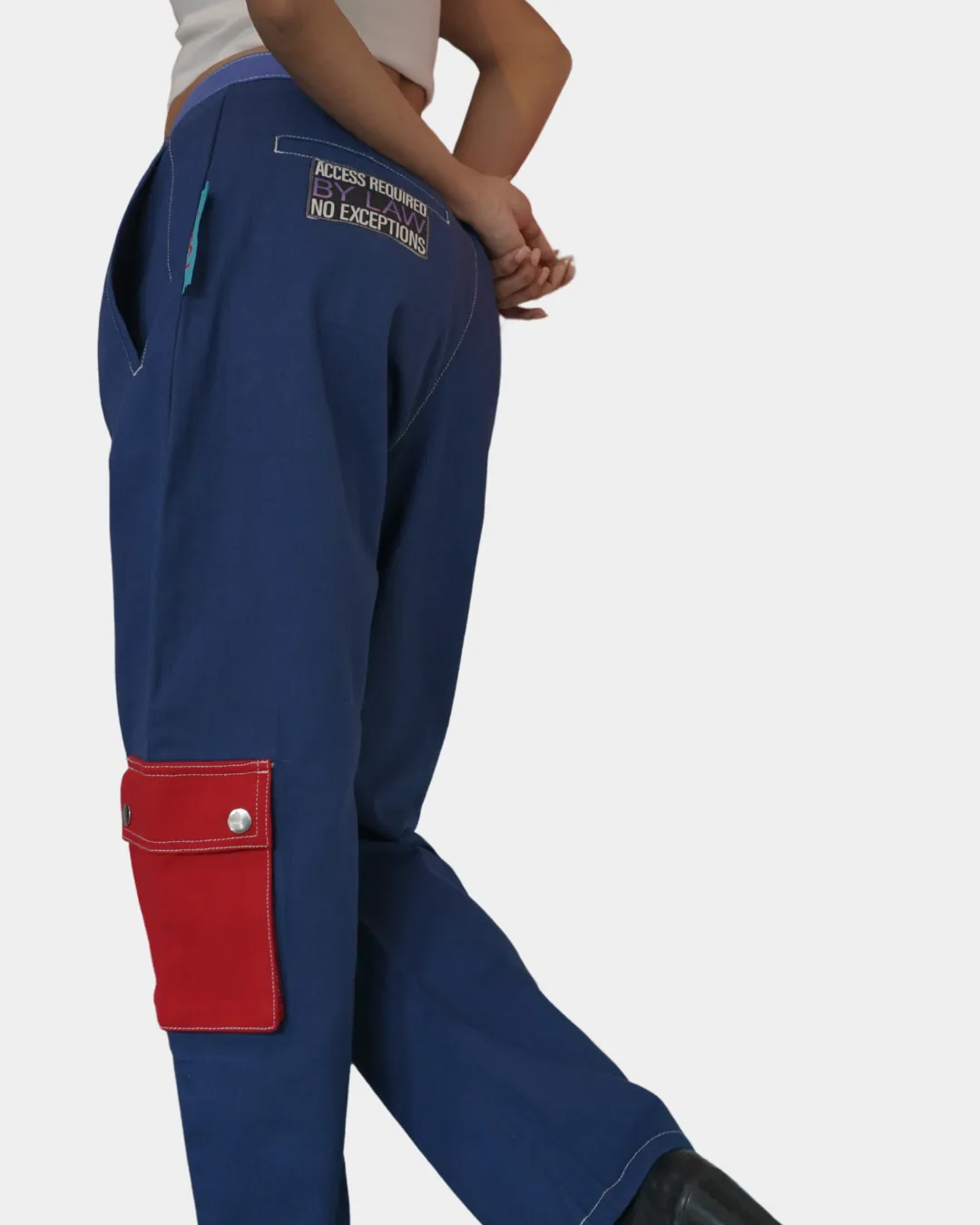 Red and Blue Pants