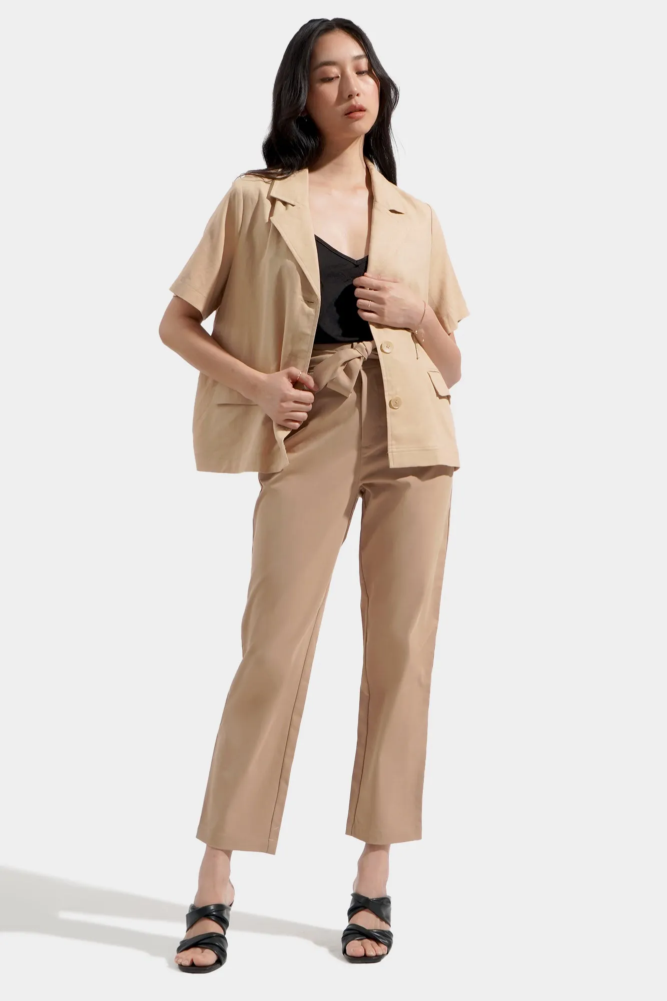 REFORME Short Sleeve Jacket