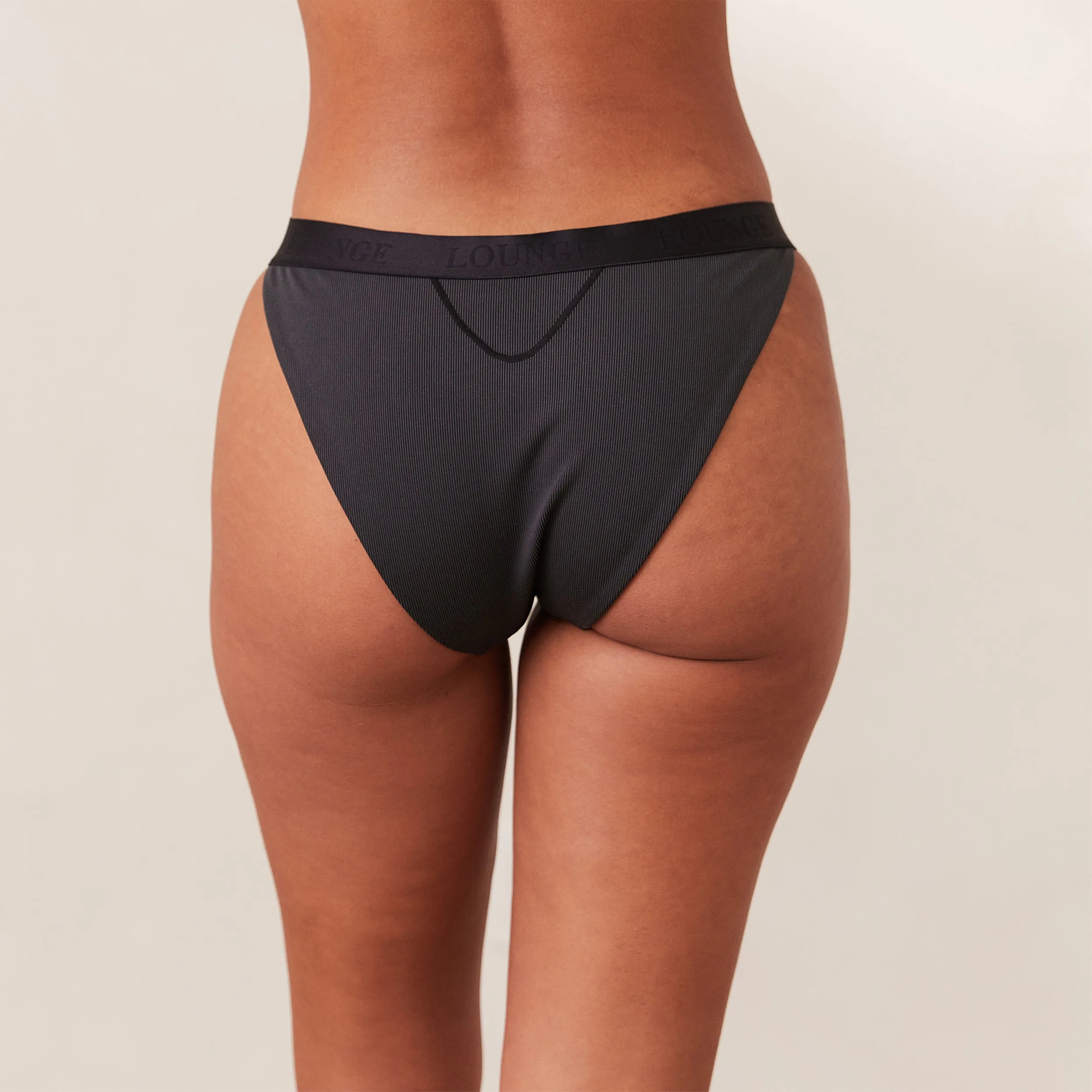 Ribbed Mindful Culotte - Noir