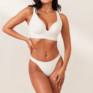 Ribbed Mindful Soutien-Gorge - Blanc