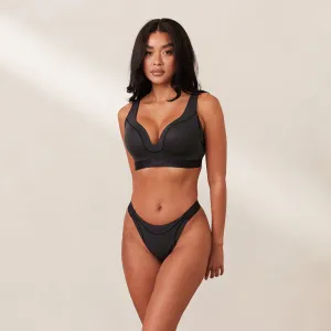 Ribbed Mindful Soutien-Gorge - Noir