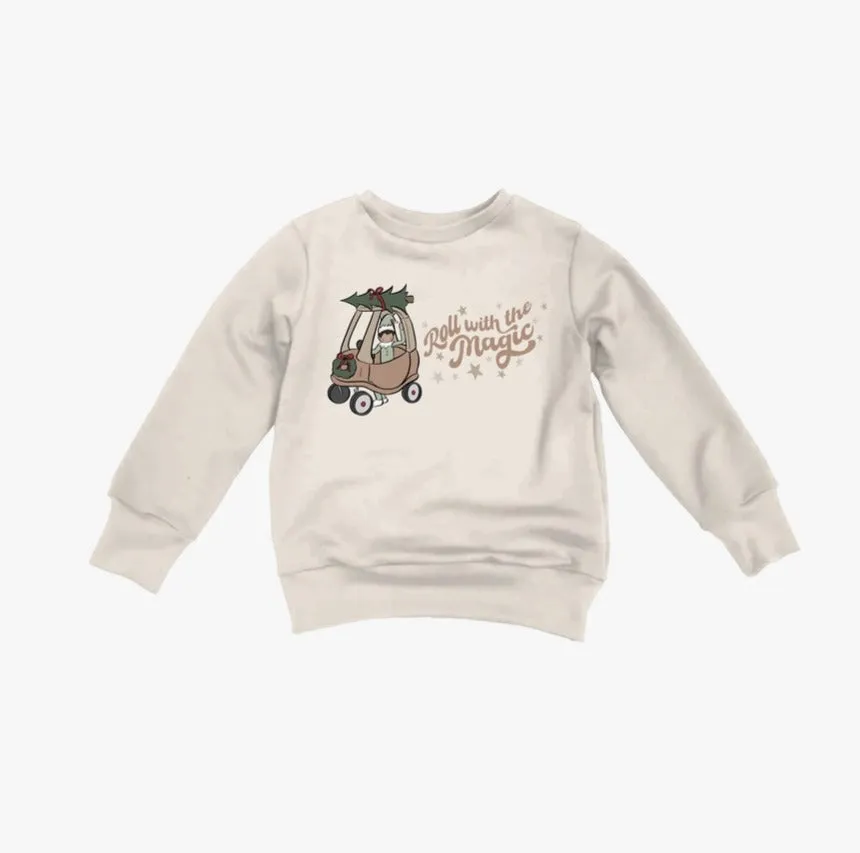 Roll with the Magic Crew Sweatshirt | Sweet P Baby Co